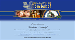 Desktop Screenshot of kulmbacher-moenchshof.de